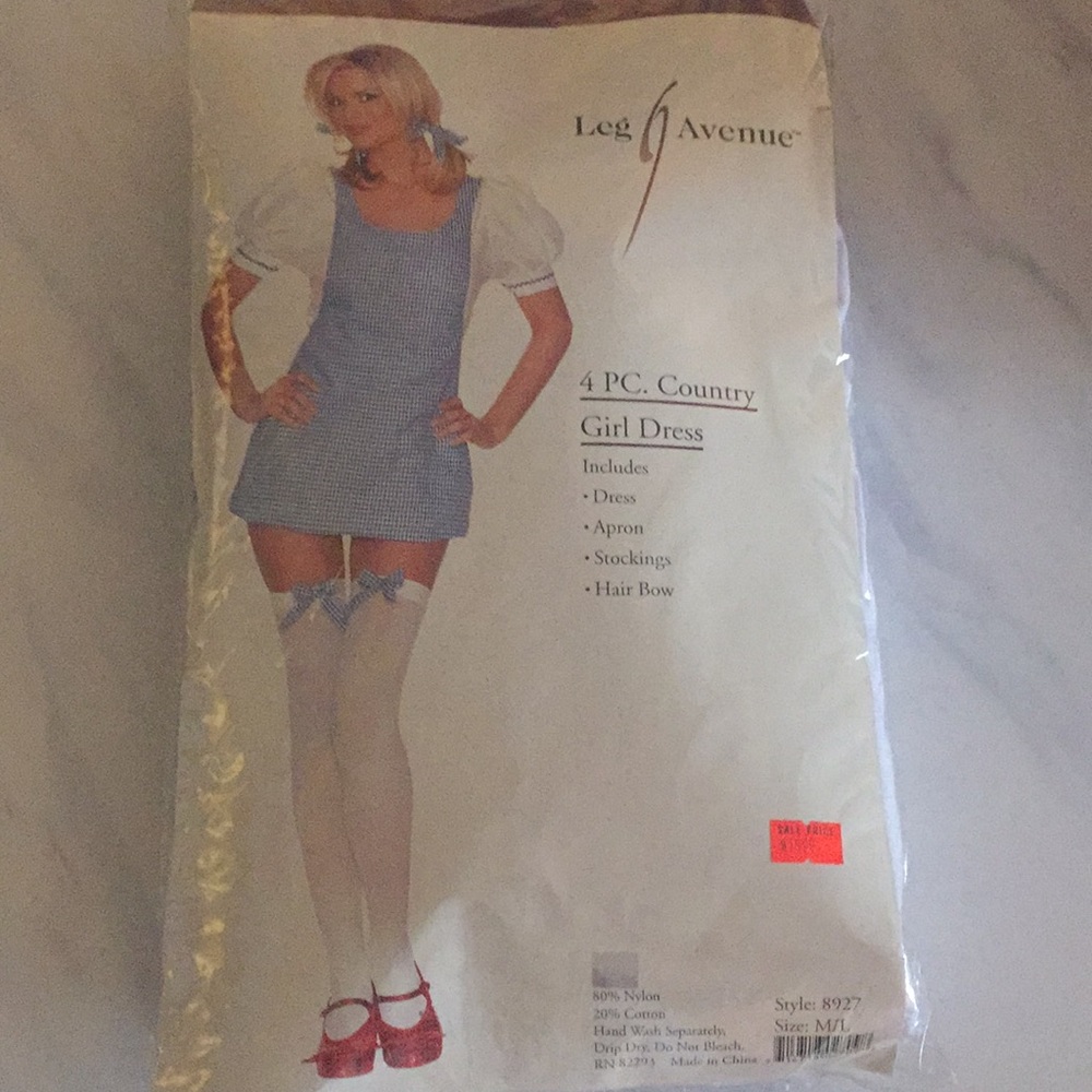 Halloween Costume. Country Girl Dress.